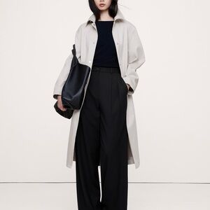 Banana Republic Soho Italian Wool Wide-leg Pants